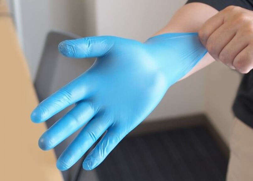 シンガーニトリル ニトリル手袋 使い捨て手袋 粉なし SS 30個 3,000枚