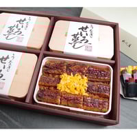 うなぎせいろ蒸し詰め合わせ 4折 / ご贈答用 ×2箱セット　※冷凍/冷蔵