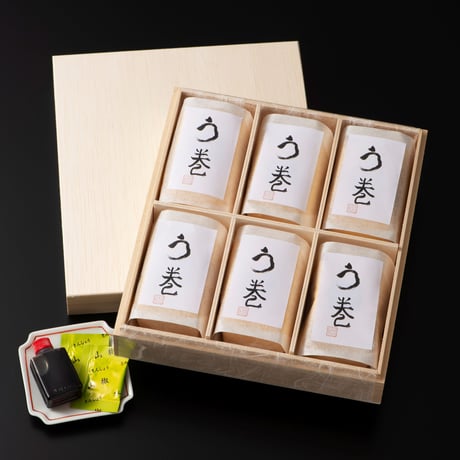 う巻(6個入)＜贈答用木箱入＞×5箱セット　※冷凍のみ