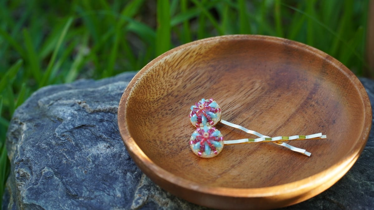 花笠ヘアピン | RyuYok