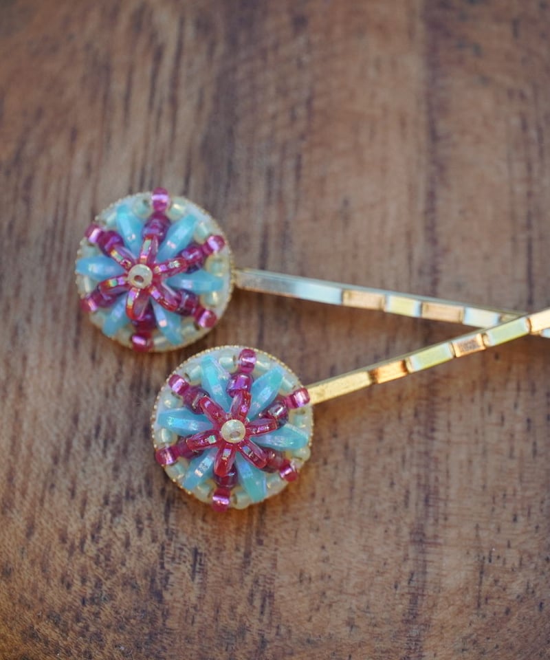 花笠 沖縄 ヘアピン付き 花笠ヘアピン | RyuYok