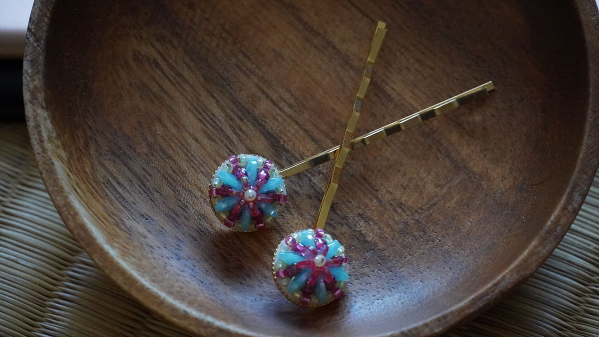 花笠ヘアピン | RyuYok