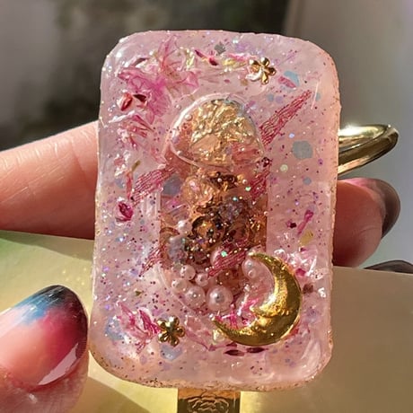 🌸シャカシャカ風 キークリップ🌸