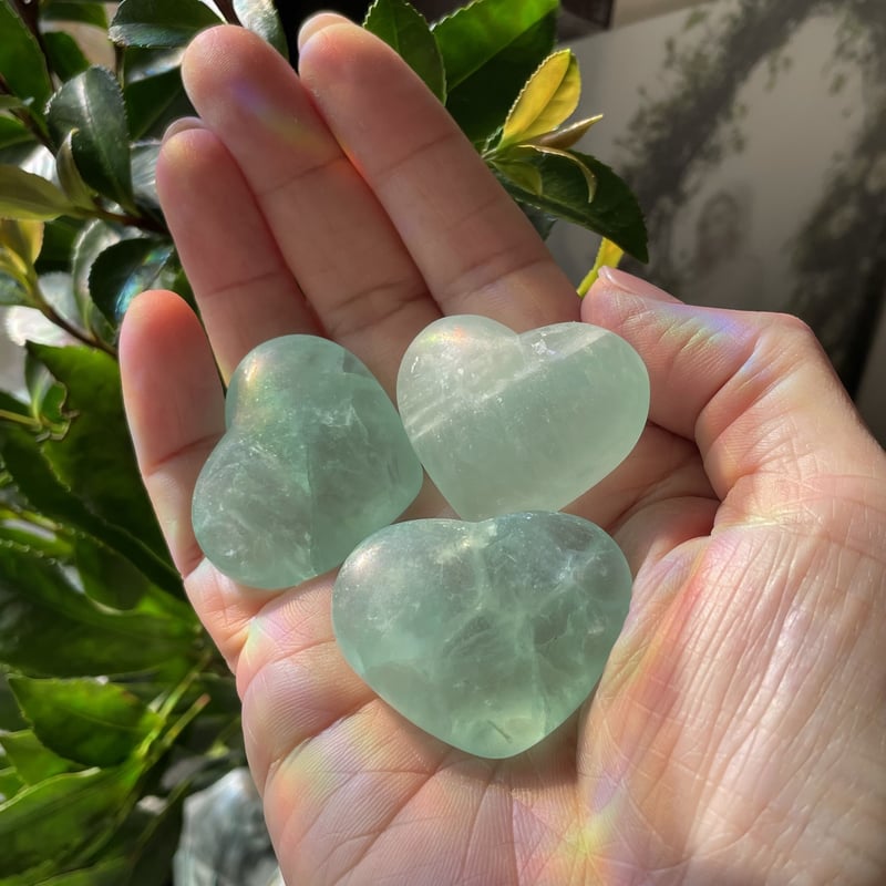 グリーンフローライト モザンビーク産ローズクオーツ プレナイトetc