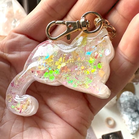 華猫🌙キーホルダー（寄付用）