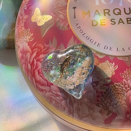 セレスタイト🐳と🐬マグネットセットA