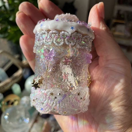 ペールパープルアメジストムーンの小瓶🌙🦋✨