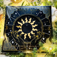 ZODIAC TAROT ALTAR SCARF BLACK