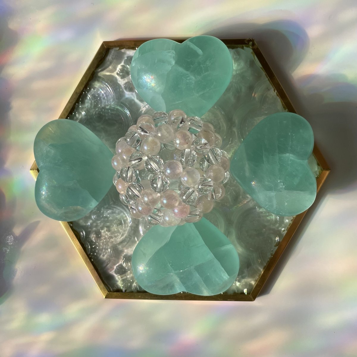 フローライトくり抜きハート♡♡No.2293 フローライトくり抜きハート♡♡No.2293 フローライトくり抜きハート