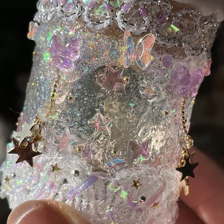 ペールパープルアメジストムーンの小瓶🌙🦋✨