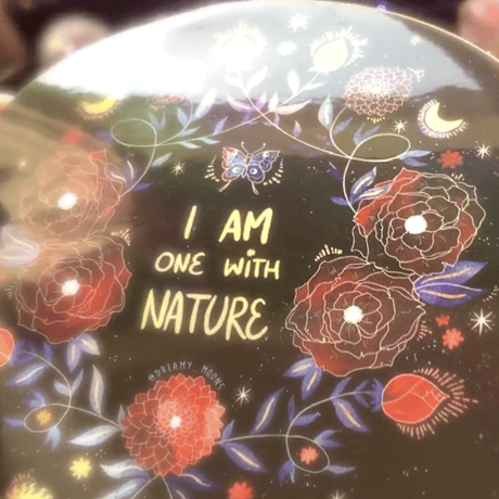 ONE WITH NATURE STICKER