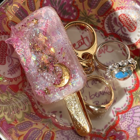 🌸シャカシャカ風 キークリップ🌸