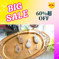 【BIG SALE】全品60%超OFF！Cats✨猫ブローチ✨