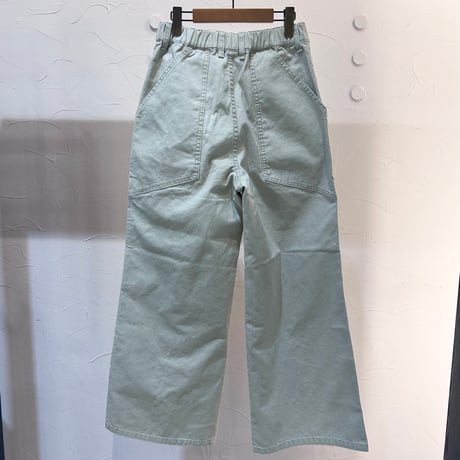 【HERBIER】カラーワイドデニムパンツ #Beige