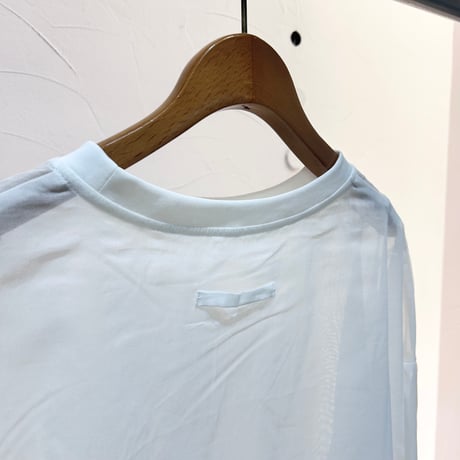 【9】コットンオーガンジーブラウス #white