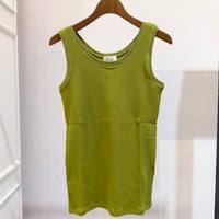 【9】ランダムリブタンクトップ #Moss Green