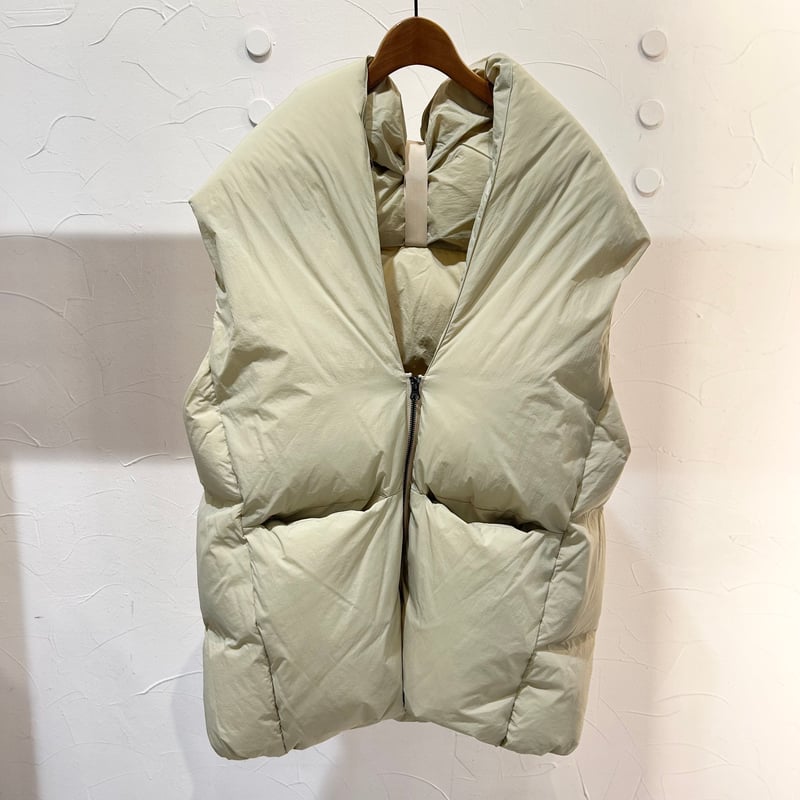 DouDou【WEB限定】ストールライクファーバーダウンベスト DouDou