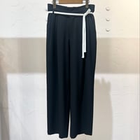 【9】タックパンツ #black