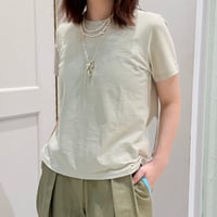【9】コンパクトTシャツ #Beige