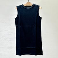 【9】スラブ生地ノースリーブ　#black
