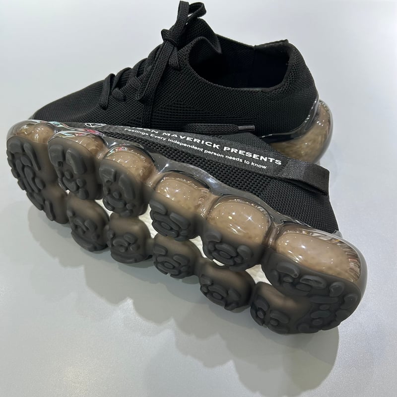 MAVERICK】エアソールニットスニーカー #black | Daily9 (デイリーナイン) 