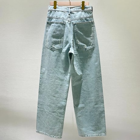 【HERBIER】リラックスストレートデニムパンツ＃Blue