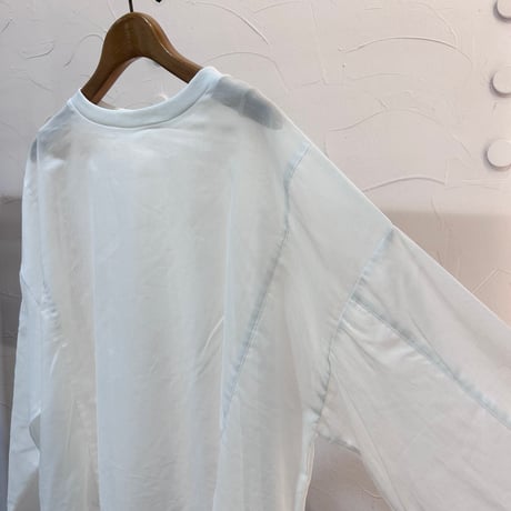 【9】コットンオーガンジーブラウス #white