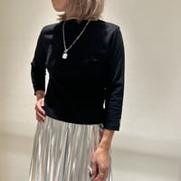 【9】three quarter sleeve Tシャツ#black
