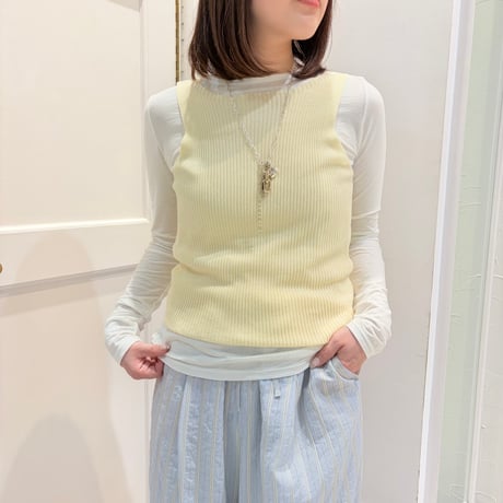 【9】コットンロングスリーブカットソー#White