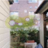 2022年ステッカー「吹く、飛ばす」黄緑ver.