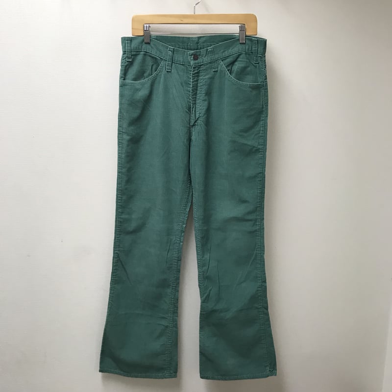 70s レアカラー ビンテージ リーバイス コーデュロイ パンツ フレア 