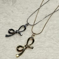 再入荷))リボンネックレス(No.G858)