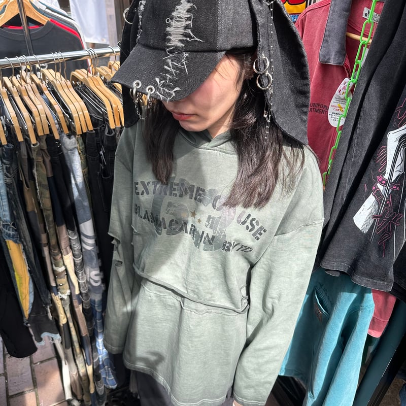 ダメージ加工パーカー(No.9396) | RICO