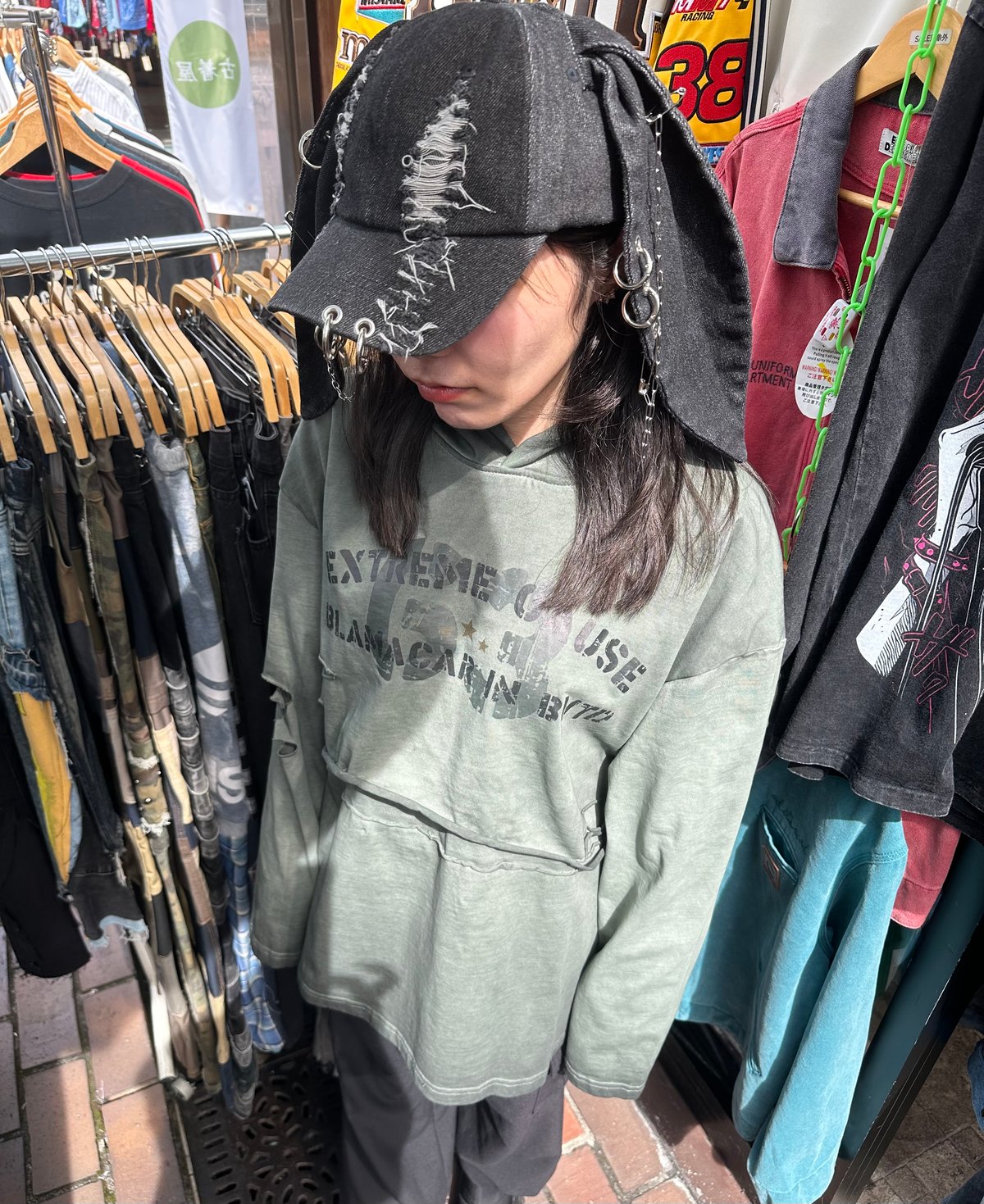 ダメージ加工パーカー(No.9396) | RICO