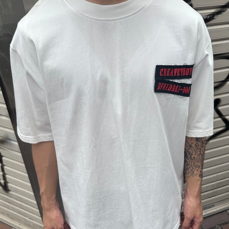 バック英字プリントTシャツ(No.9215)