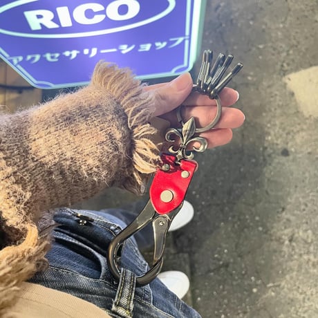 再入荷))アンティーク風カラビナ