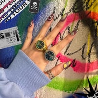 再入荷))時計リング