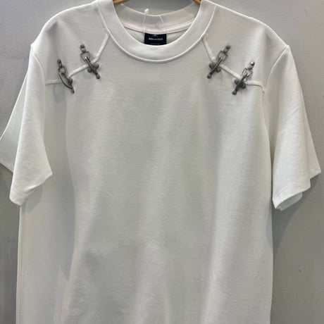 クロスピン　オーバーサイズ半袖Tシャツ
