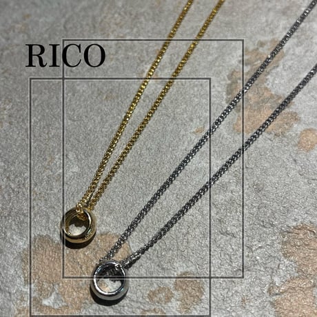 再入荷))リングネックレス(No.G837-3,-4)