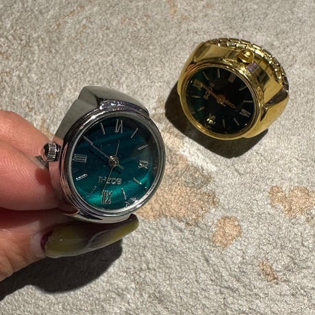 再入荷))時計リング