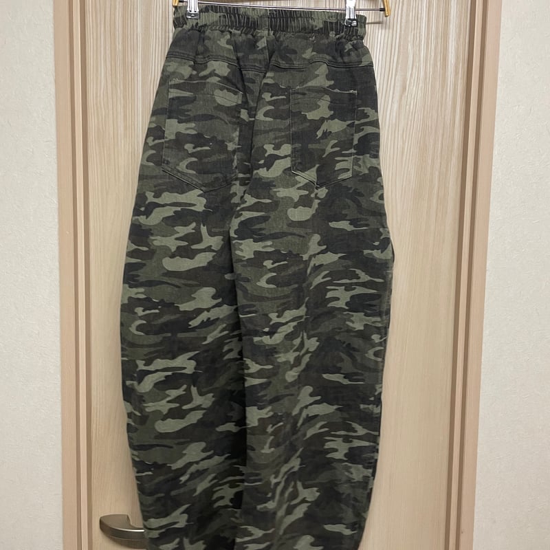 ワークパンツ カーゴ フレア カモフラージュ 迷彩 n3885 カモフラージュ カーゴパンツ フレア 迷彩 ワークパンツ n3885