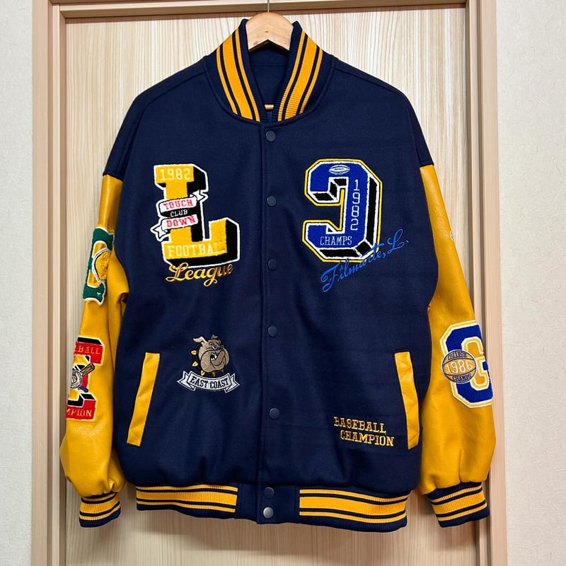 限定値下げ¥169,699→¥100,000【非売品/新品未使用】AGスタジャン パイルワッペン 刺繍ロゴ 裏起毛スタジャン[品番：ADEW0003789]｜ad