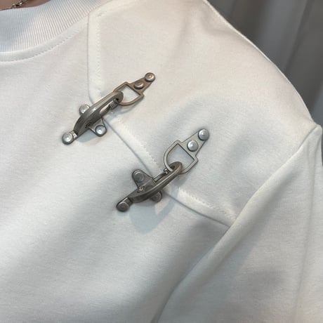 クロスピン　オーバーサイズ半袖Tシャツ