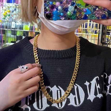 再入荷))ゴールドチェーンネックレス(NO.N254)