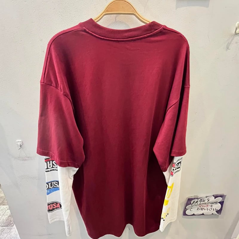 NO/FAITH STUDIOS レイヤード　ロンT NO/FAITH STUDIOS ノーフェイス ストゥディオス FW24 DOUBLE