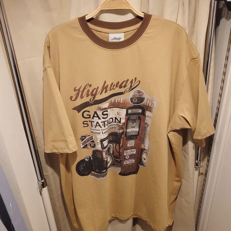 ガソリンスタンドデザインTシャツ(NO.7038)