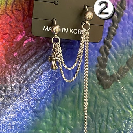 再入荷))2連ピアス(No.G416,G267)