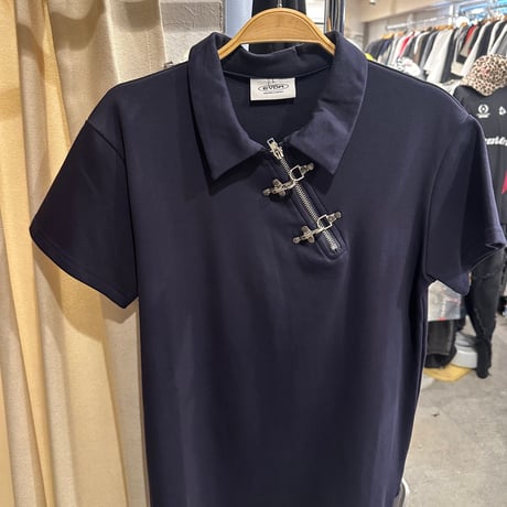 再入荷))ハーフジップTシャツ(No.9998)