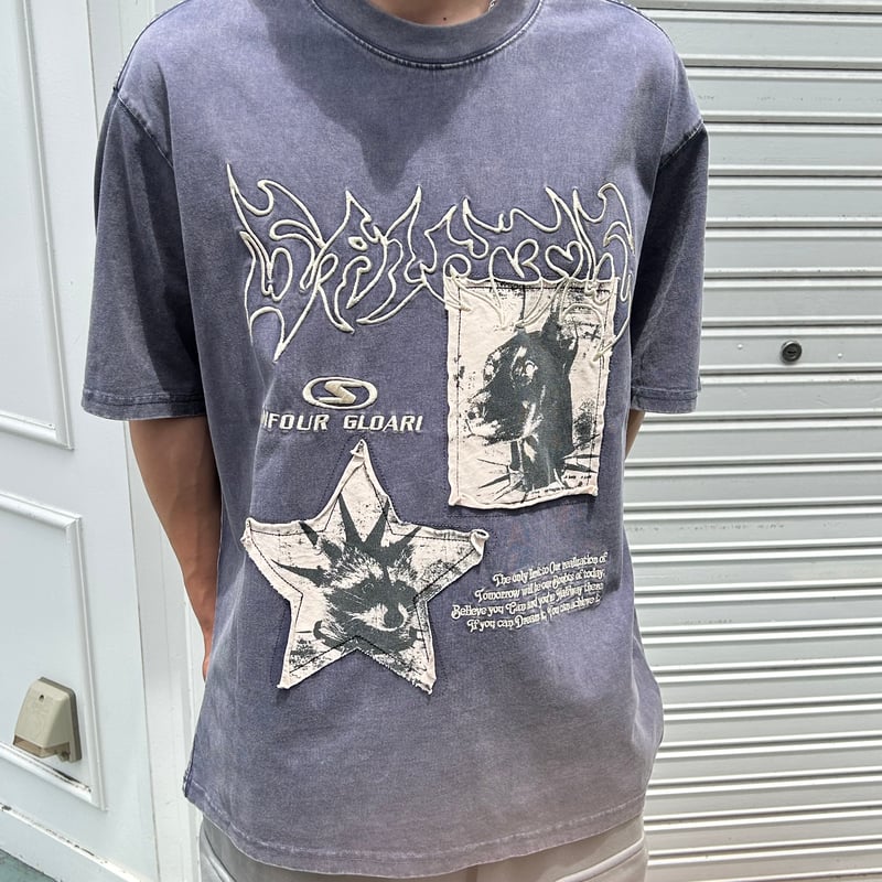 星柄ワッペンデザインTシャツ（No.9258） | RICO