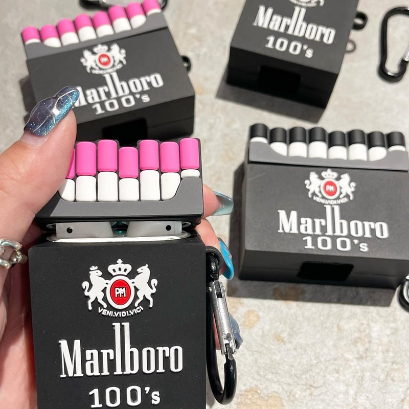 Marlboro コレクターズアイテム 専用ケース付き 再入荷))marlboro🚬AirPodsケース | RICO